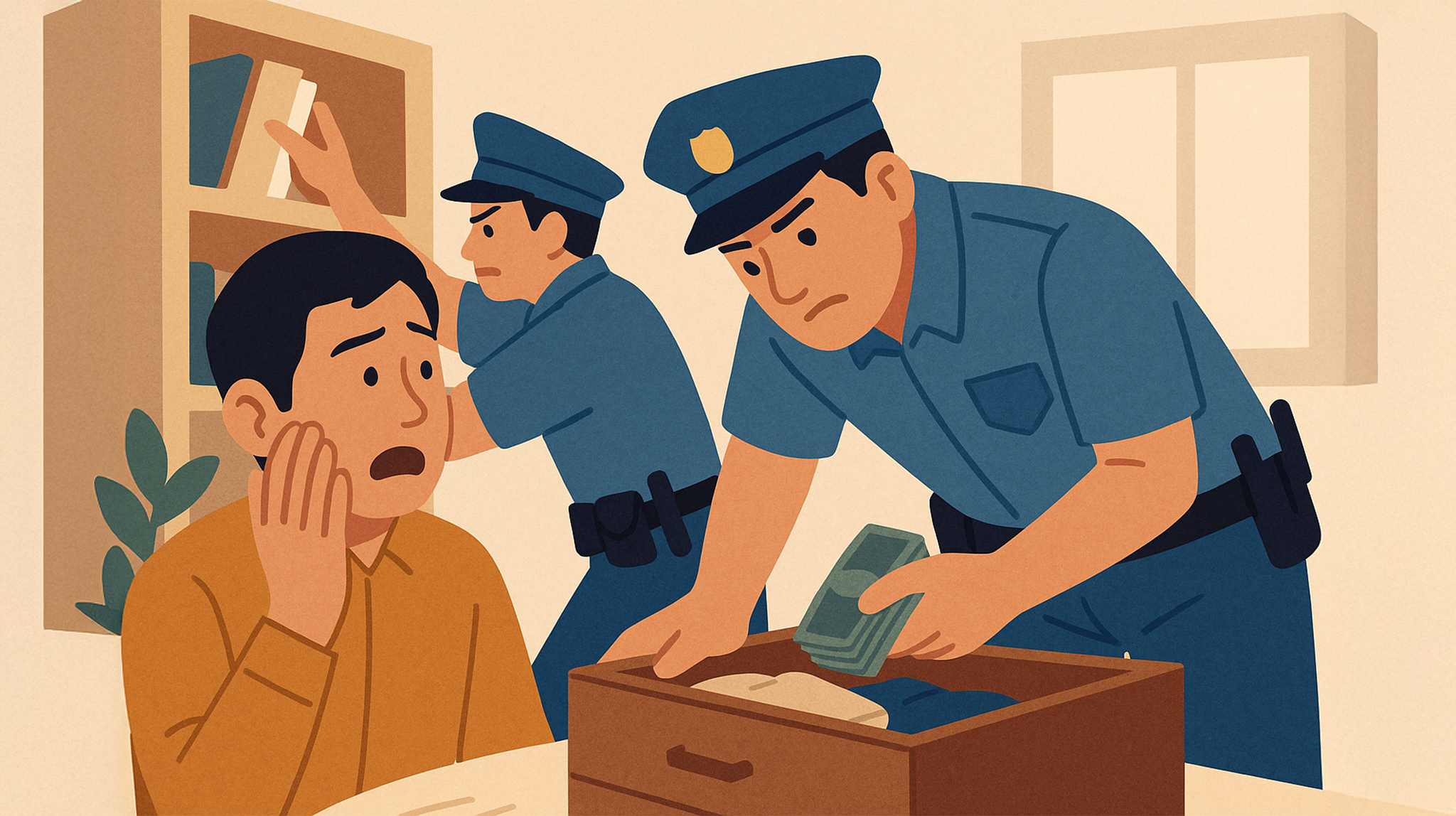 被警察搜索了怎麼辦？了解你的權利與應對方式！